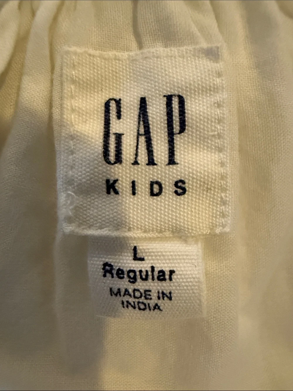GAP White Eyelet Flutter-Sleeve Cotton Dress